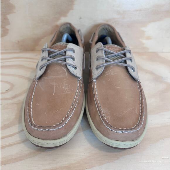 Sperry - Billfish 3-Eye - Boat Shoes - Tan/Beige - Men's - 13 - 0799023 - Picture 2 of 9